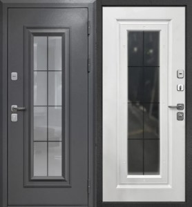 garda 9 bukle grafit kovka steklopaket bukle grafit - belyj matovyj